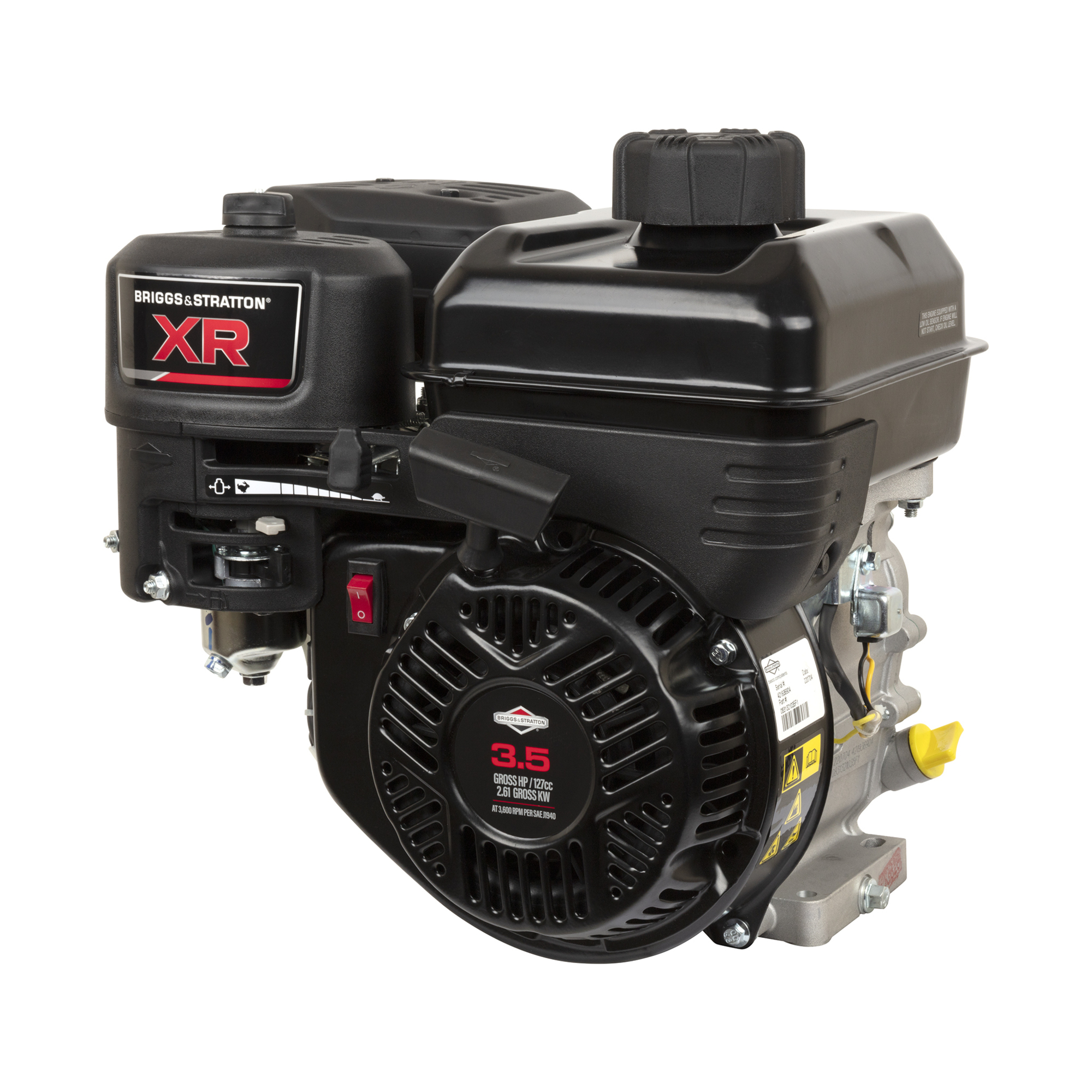 Briggs & Stratton 550 Series Horizontal OHV Engine, 127cc, Standard 3/4in. dia. x 2 27/64in.L Shaft, Model# 83132-1035-F1